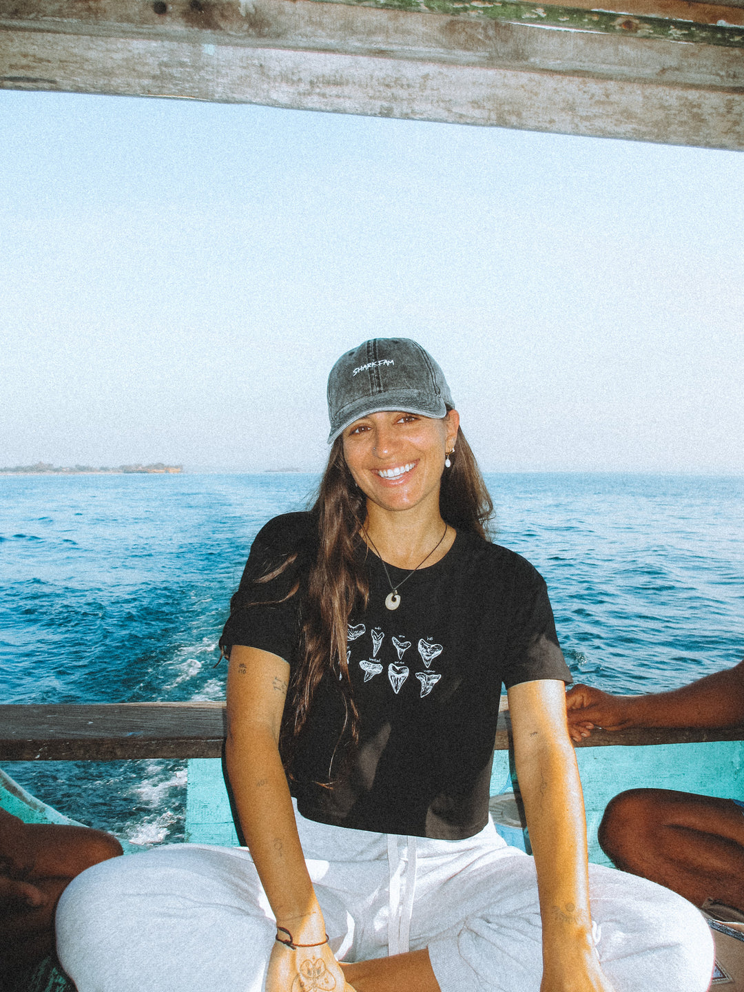 Shark Tooth Crop Top