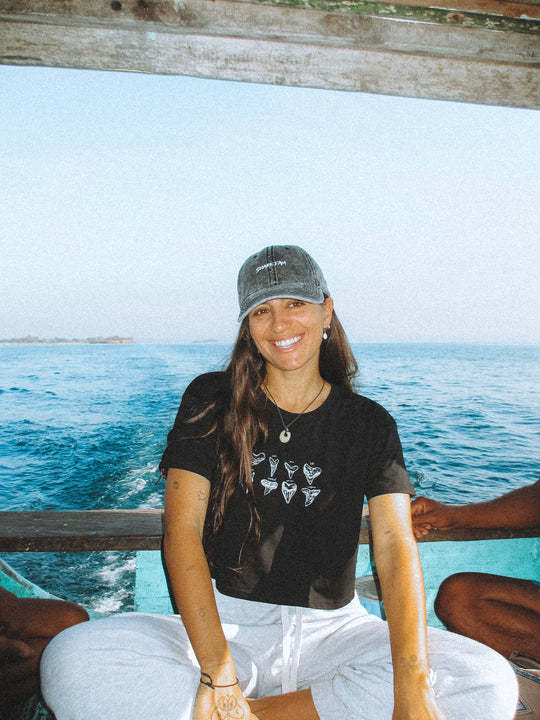 Shark Tooth Crop Top