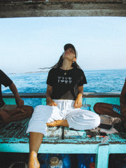 Shark Tooth Crop Top